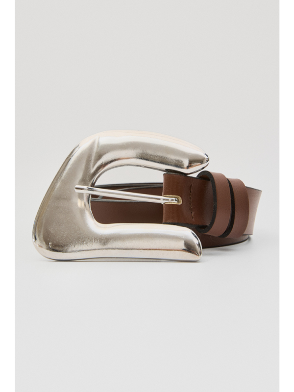 U-Shape leather belt - Leather Twist