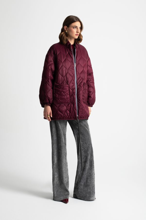 Corduroy wide-leg trousers - Moutaki - Image 3