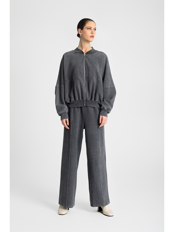Straight-leg knit trousers - Moutaki