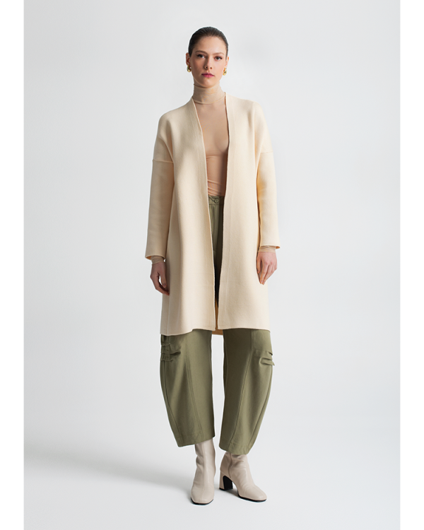 Longline knit jacket - Moutaki