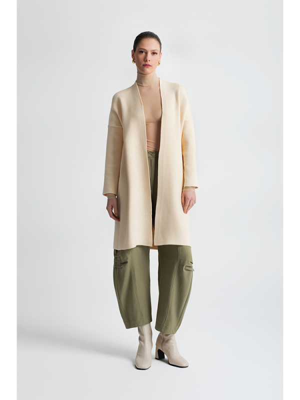Longline knit jacket - Moutaki