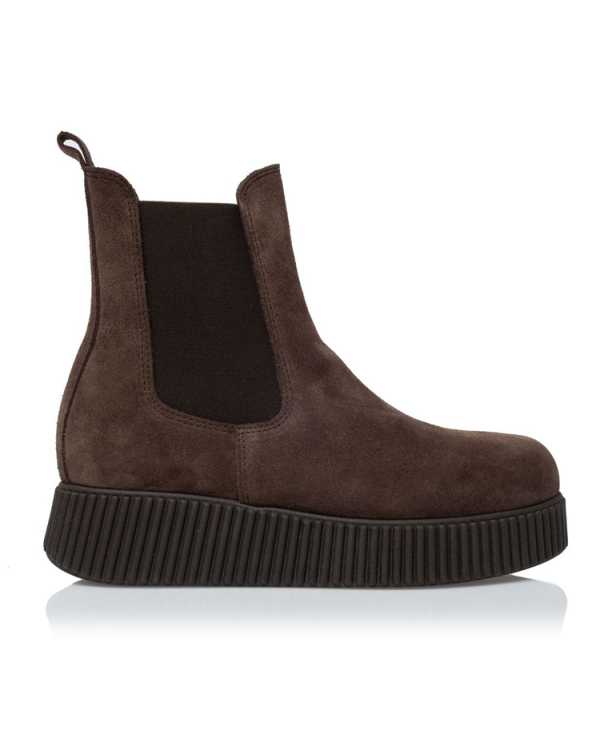 Suede platform chelsea boots - Sante Shoes
