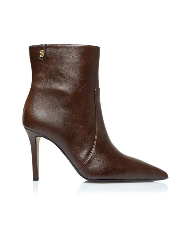 Leather pointed toe ankle boots - Sante Shoes