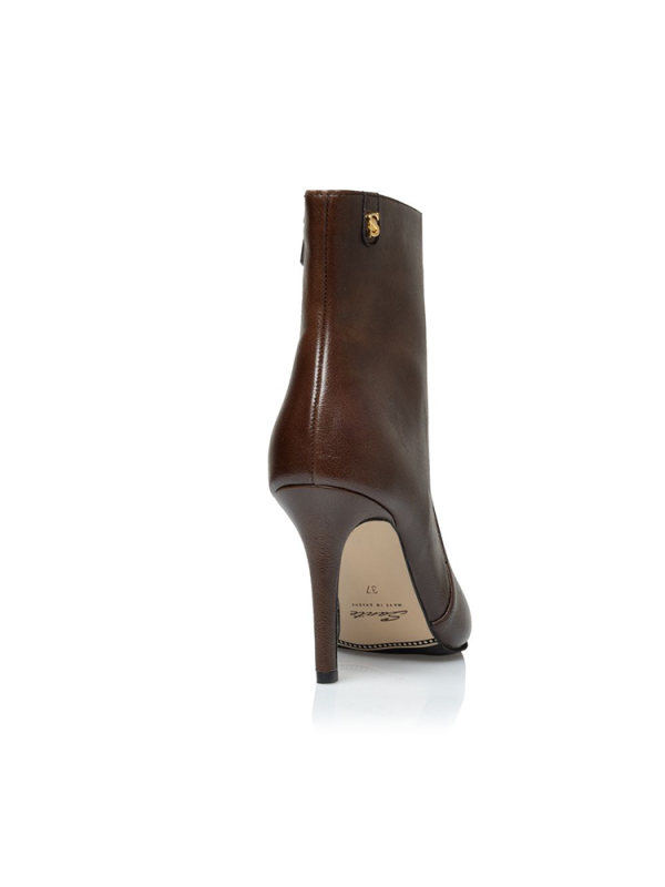 Leather pointed toe ankle boots - Sante Shoes - Image 3