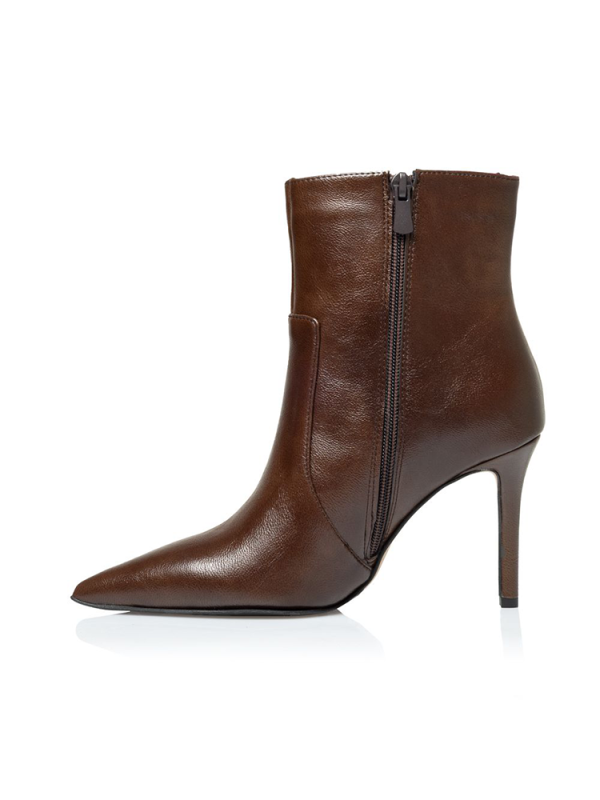 Leather pointed toe ankle boots - Sante Shoes - Image 4