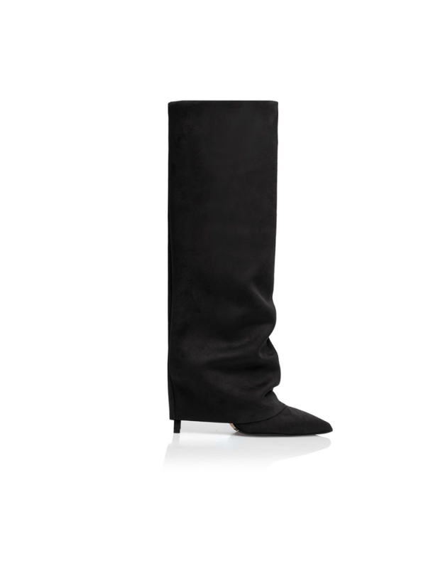 Suede slouchy knee boots - Sante Shoes - Image 5