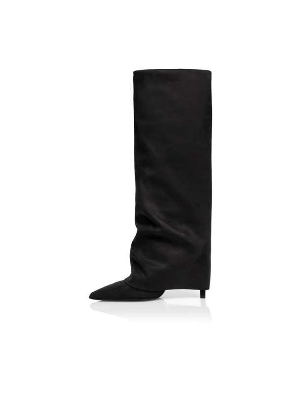 Suede slouchy knee boots - Sante Shoes - Image 8