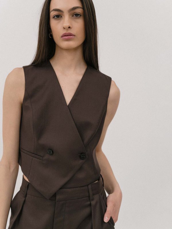 Grace crop vest - 4Tailors