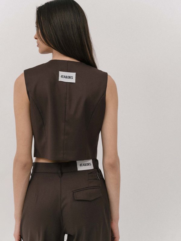 Grace crop vest - 4Tailors - Image 3