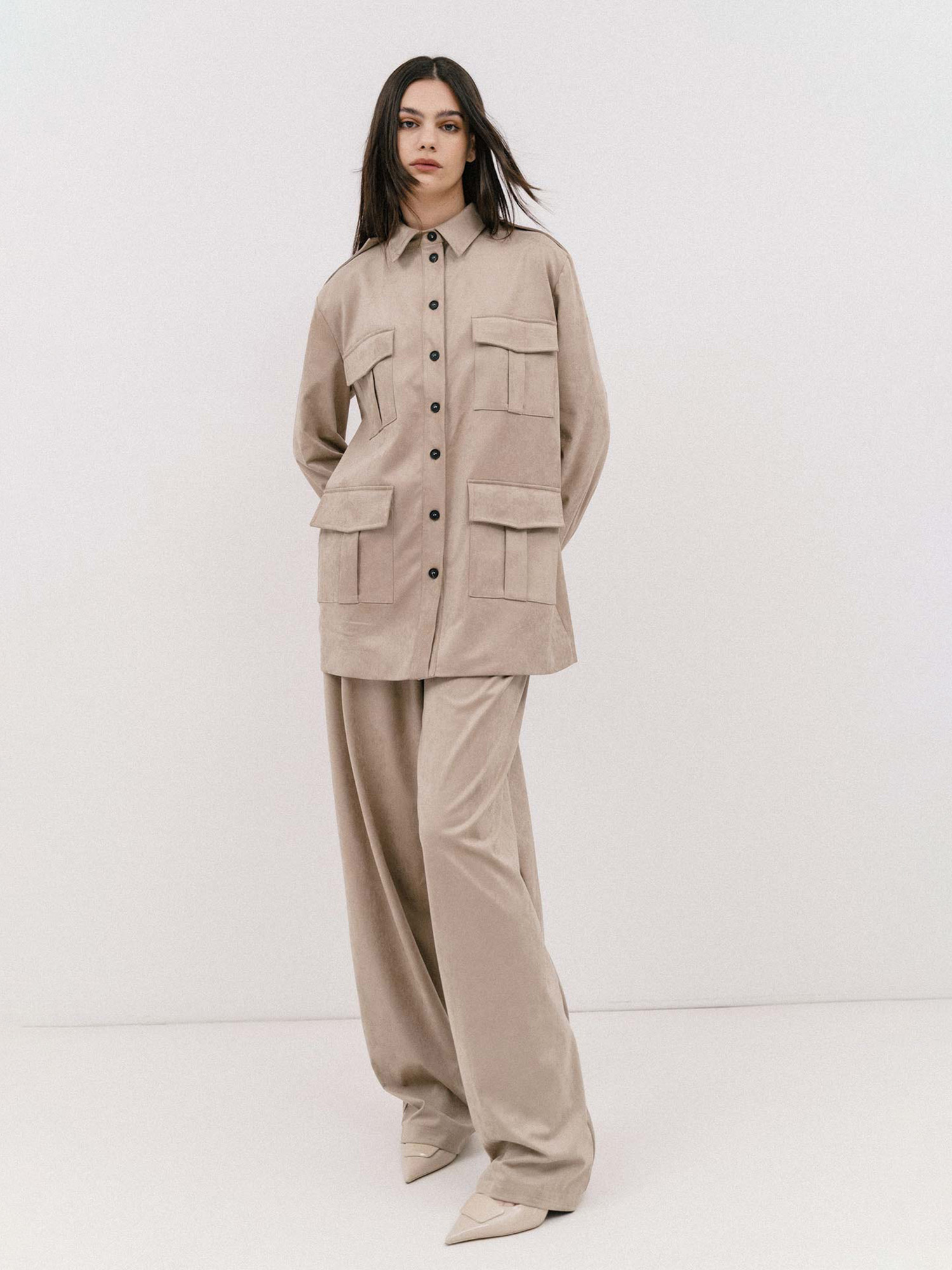 Brouska - 4TW25-323 Harper suede overshirt - 4Tailors - Image 2