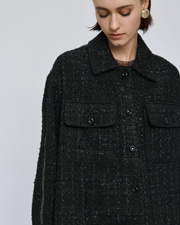 Long tweed jacket - Access Fashion - Image 6