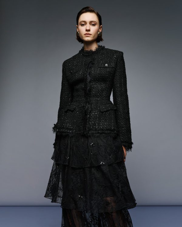 Tailored tweed blazer - Access Fashion
