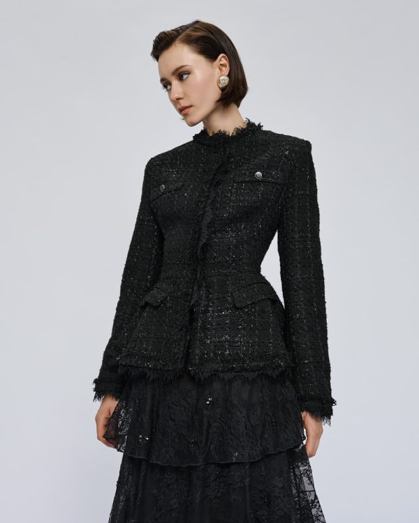Tailored tweed blazer - Access Fashion - Image 2