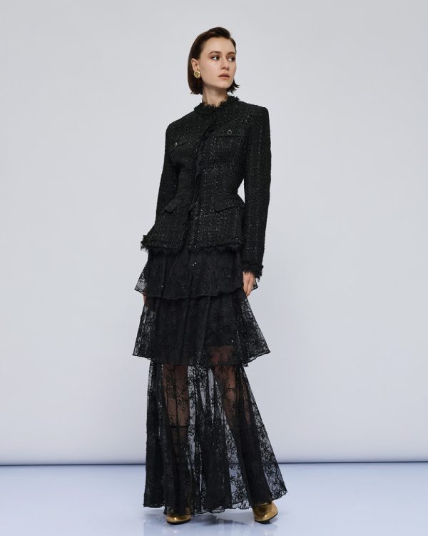 Tailored tweed blazer - Access Fashion - Image 3