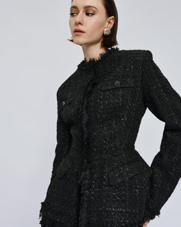 Tailored tweed blazer - Access Fashion - Image 4
