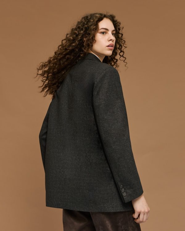 Blazer with piping and pocket detail - Access Fashion - Image 4