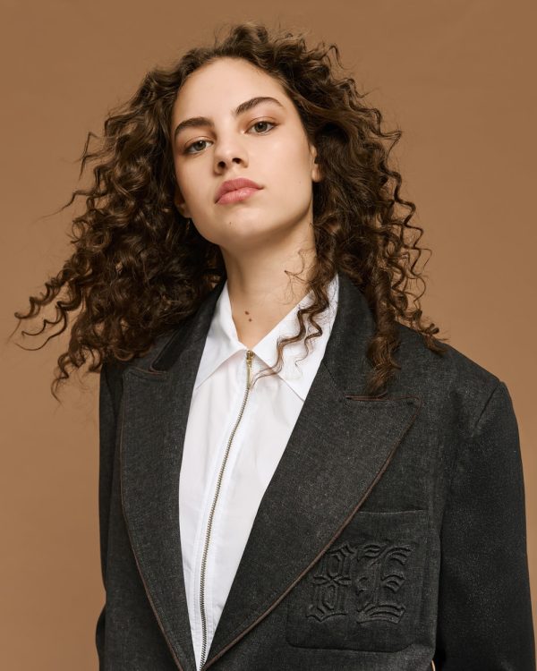 Blazer with piping and pocket detail - Access Fashion - Image 5