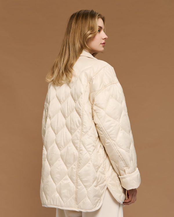 Quilted jacket with belt - Access Fashion - Image 9
