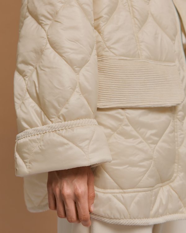 Quilted jacket with belt - Access Fashion - Image 10