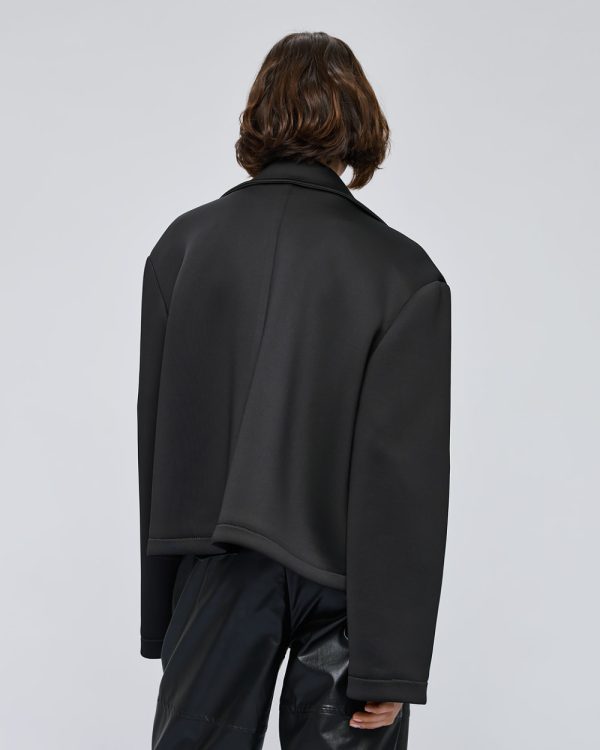 Double-breasted jacket with notched lapel collar - Access Fashion - Image 5