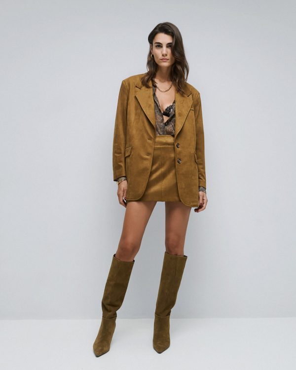 Suede blazer - Access Fashion