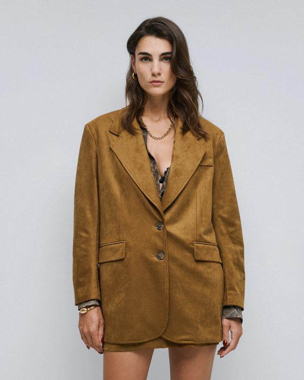 Suede blazer - Access Fashion - Image 2