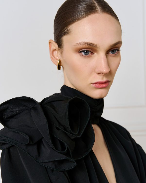 V-neck blouse with flower detail - Access Fashion - Image 5