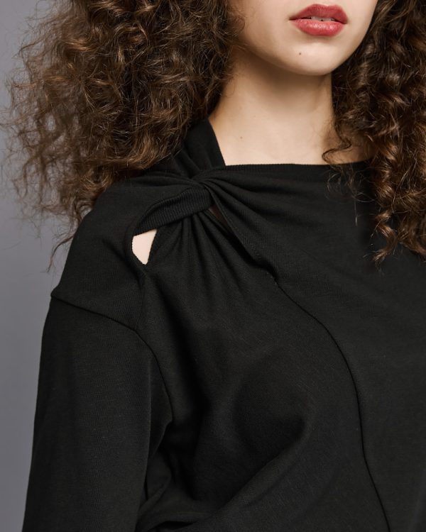 T-shirt with knot and cut-out - Access Fashion - Image 10