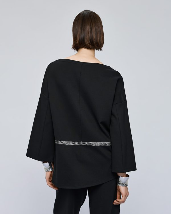 Blouse with boat neckline - Access Fashion - Image 5