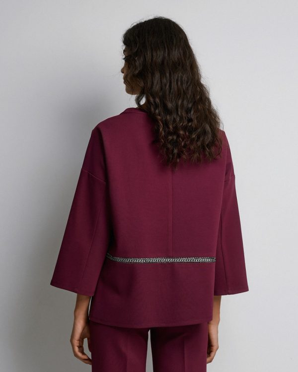 Blouse with boat neckline - Access Fashion - Image 10