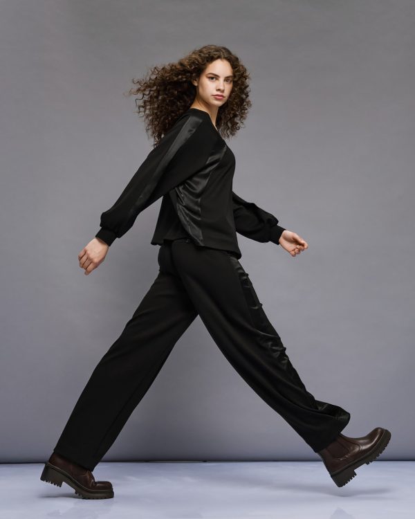 Blouse with satin details - Access Fashion - Image 5