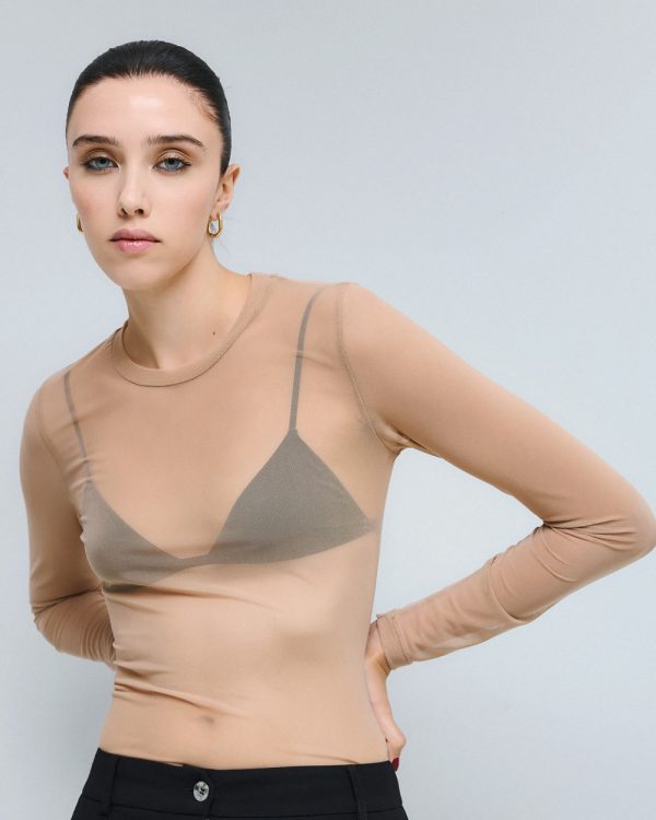 Tulle long sleeve top - Access Fashion - Image 9