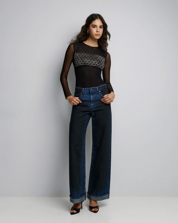 Bodysuit with rhinestones - Access Fashion - Image 5