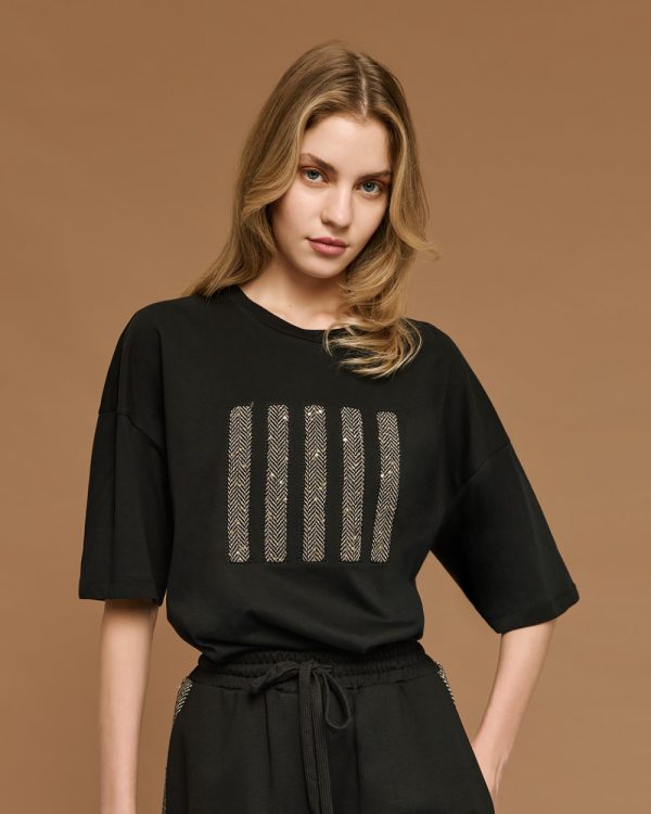Embroidered cotton blouse - Access Fashion
