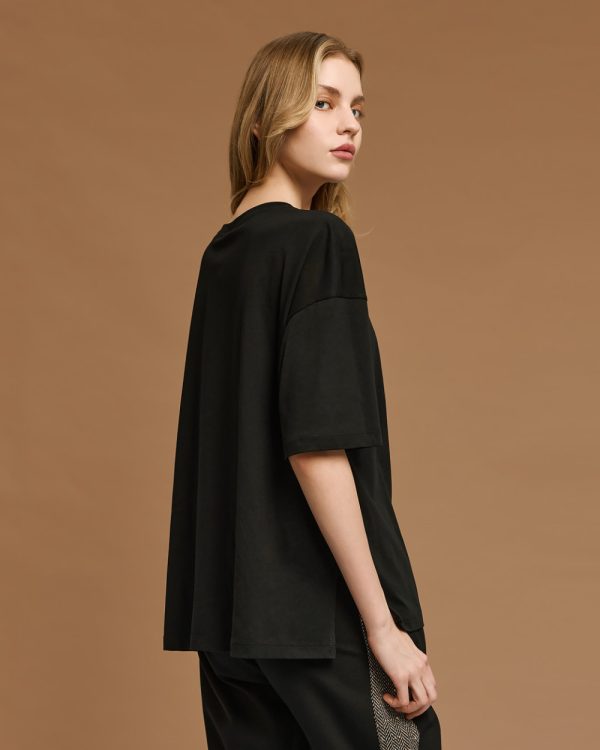 Embroidered cotton blouse - Access Fashion - Image 4
