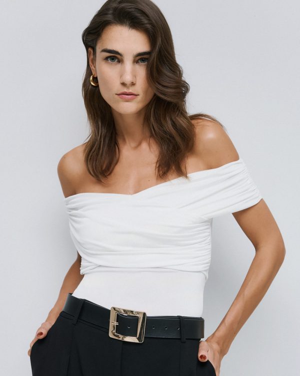 Wrap bodysuit with gathered details - Access Fashion - Image 6