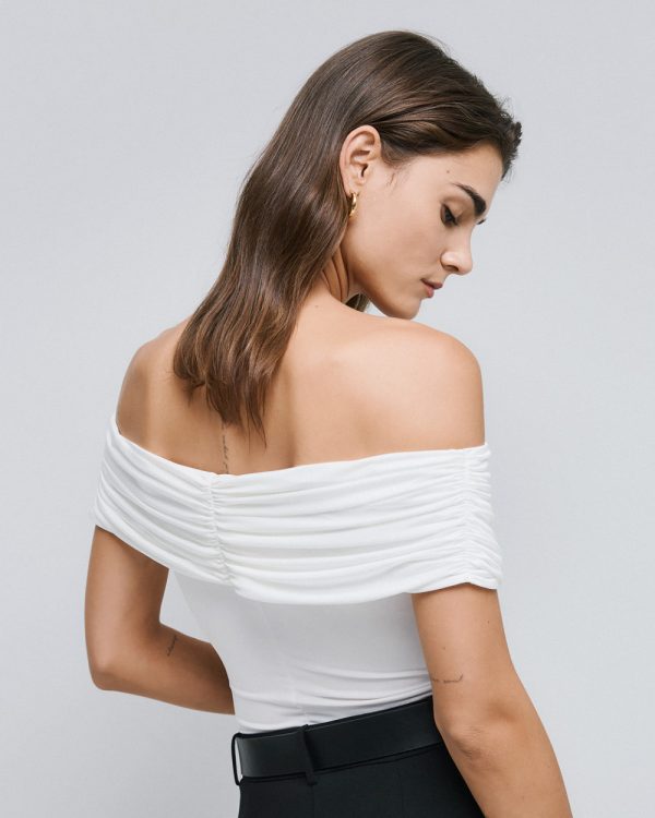 Wrap bodysuit with gathered details - Access Fashion - Image 8