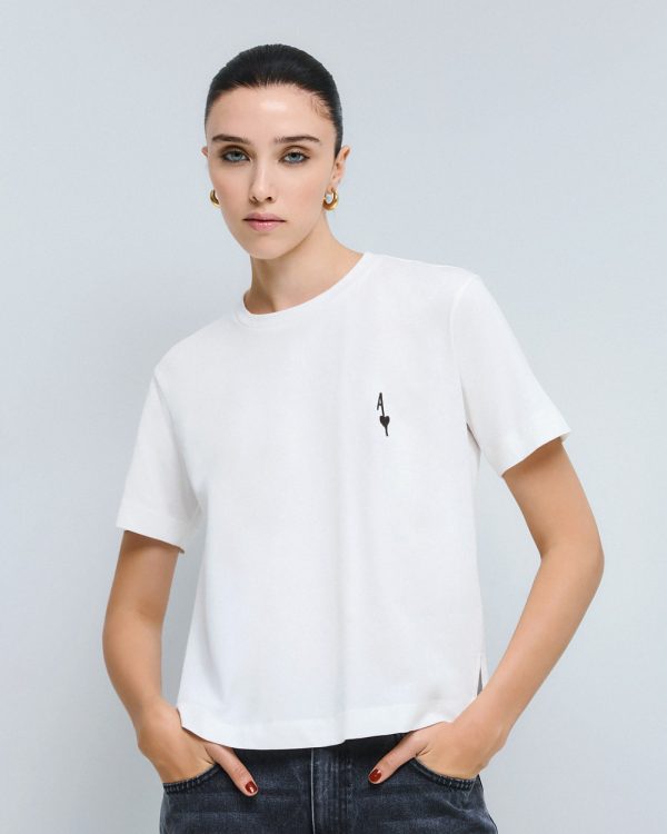 Embroidered t-shirt - Access Fashion - Image 6