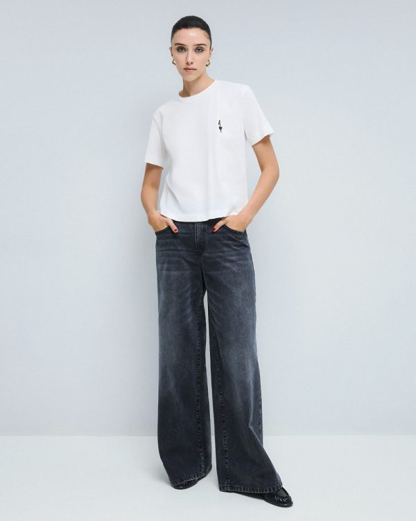Embroidered t-shirt - Access Fashion - Image 7