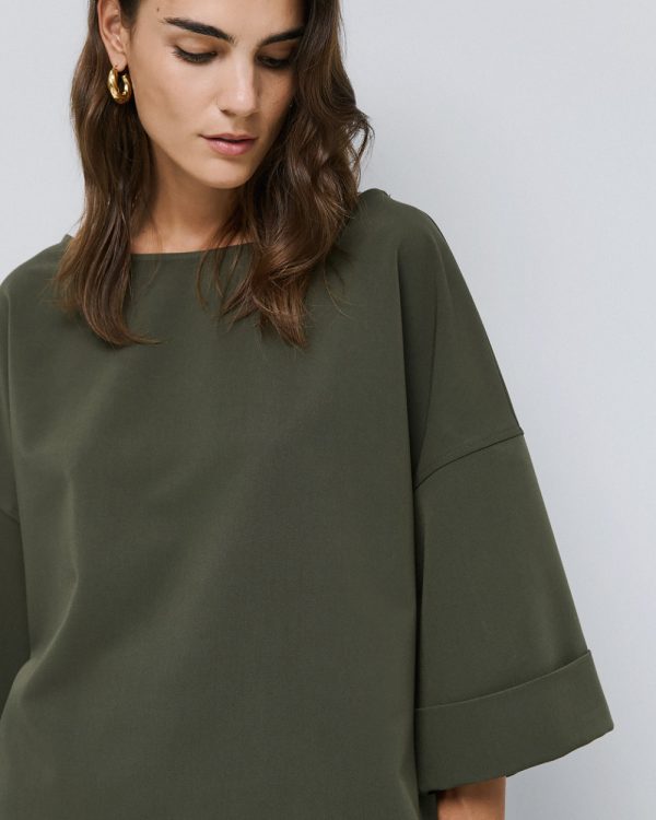 Blouse with boat neckline - Access Fashion - Image 5