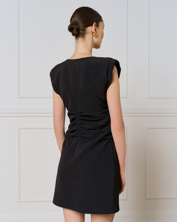 Mini dress with ruching - Access Fashion - Image 3