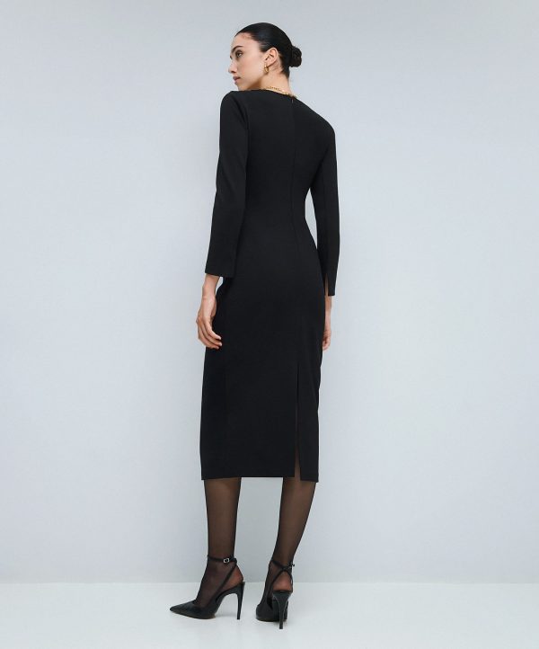 Ruched midi dress - Access Fashion - Image 4