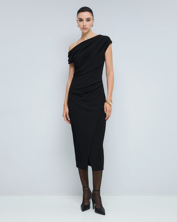 Pencil dress with ruched details - Access Fashion