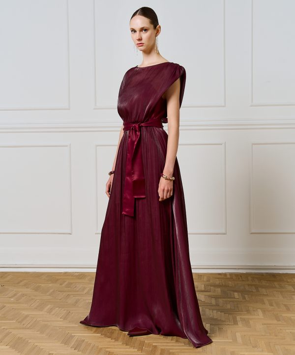 Maxi dress with sheer fabric - Access Fashion