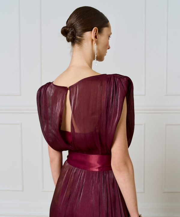 Maxi dress with sheer fabric - Access Fashion - Image 4