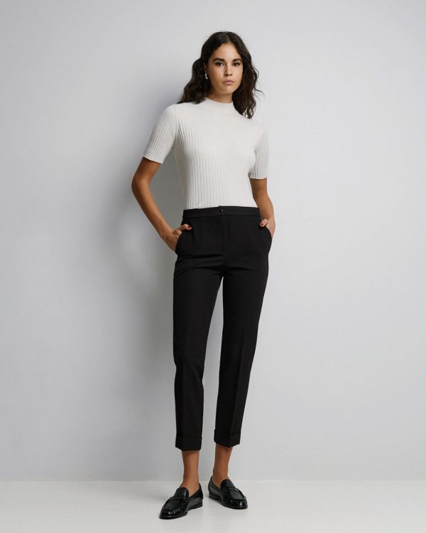 Pants with turn-up hems - Access Fashion - Image 5