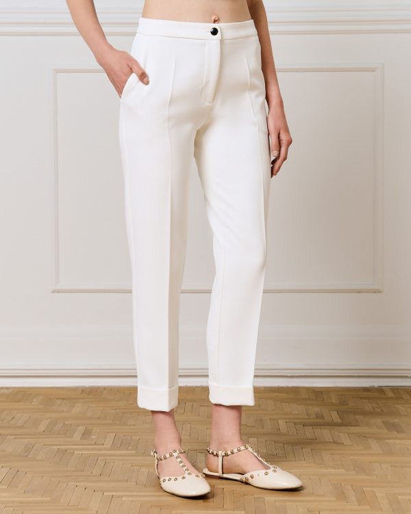 Pants with turn-up hems - Access Fashion - Image 2