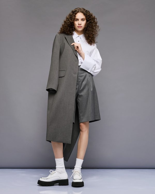 Pleated bermuda shorts - Access Fashion - Image 3