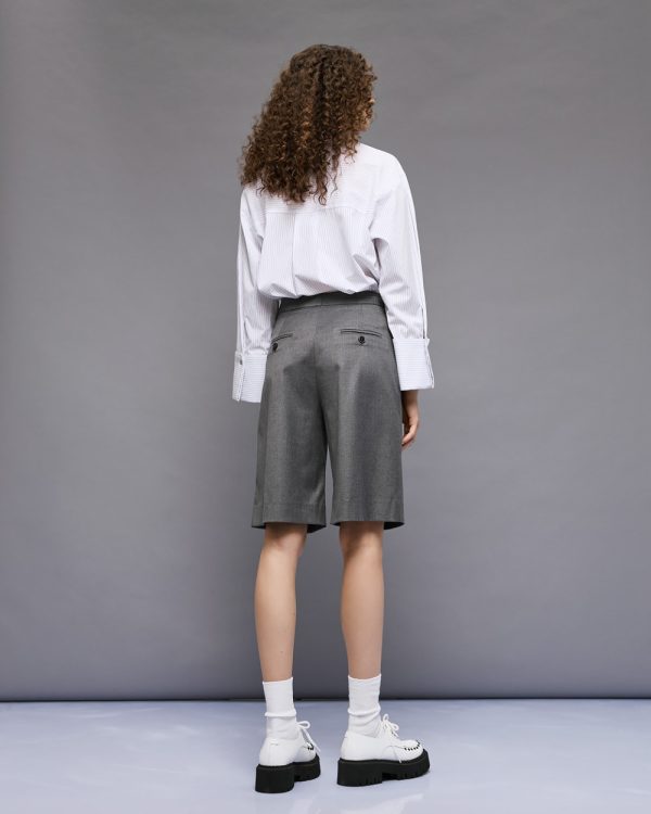 Pleated bermuda shorts - Access Fashion - Image 5