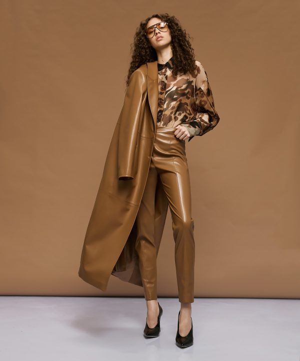 High-waist faux leather pants - Access Fashion - Image 3